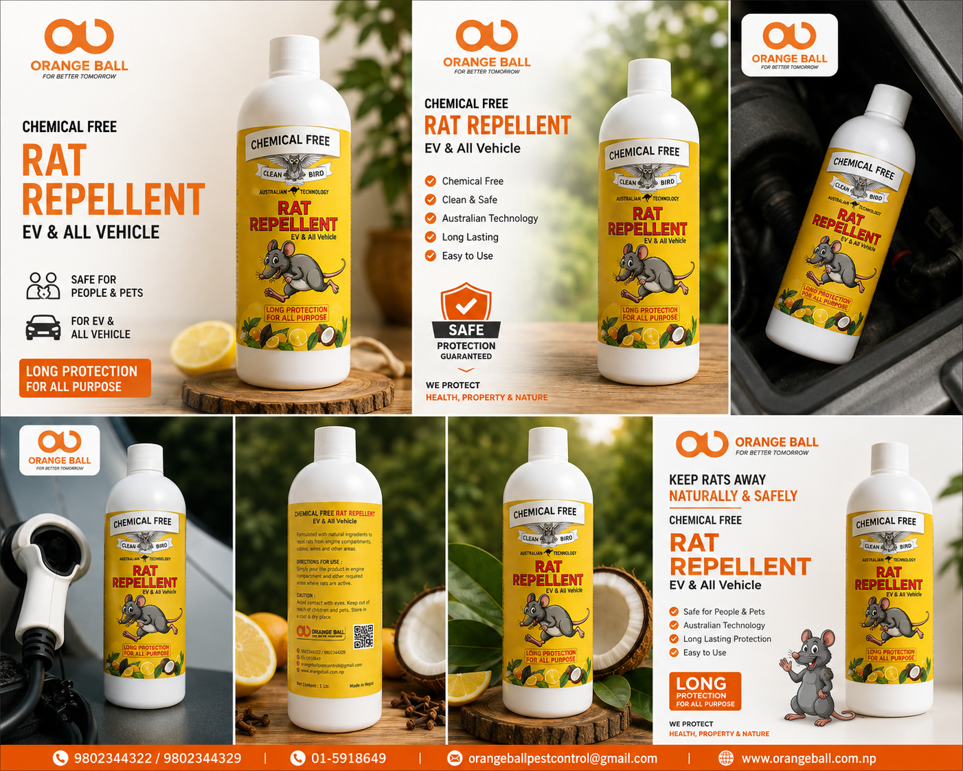 Rat Repellent Spray With Australian Technology For EV And All Vehicles